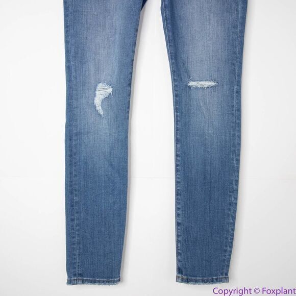 NEW Madewell Wilcrest Wash Distressed mid rise‎ Skinny Jeans, 25 - Picture 4 of 16